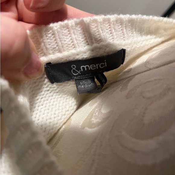 & merci off white top NWOT - Picture 3 of 3